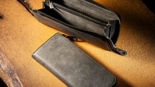 【人気】カルドミラージュ・L字型ラウンドファスナーはカルドミラージュを使用したラウンドジップ長財布