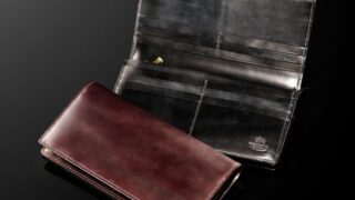 【人気】シェルコードバン・スタンフォードはシェルコードバンを使用した長財布