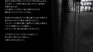 【池田工芸】日本最大のクロコダイル専門店が贈るCrocodile Tote Bag（クロコダイル　トートバッグ）5082